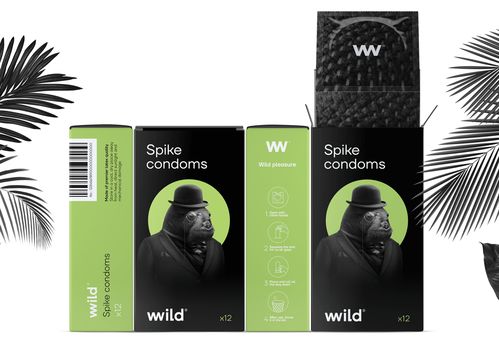 狂野释放 Wild避孕产品品牌形象与平面设计解析
